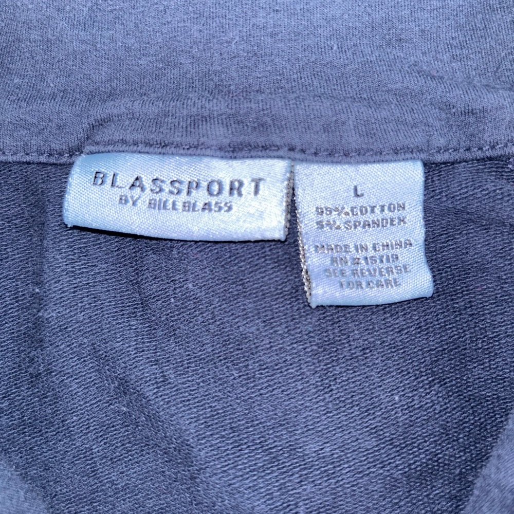 Bill Blass Navy Blue Tracksuit Y2K Athleisure Wear Jacket & Pants Women’s Size L - Picture 5 of 6